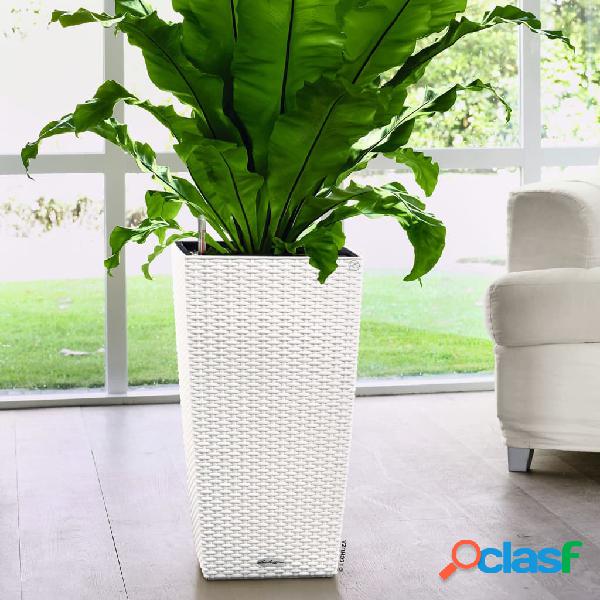 LECHUZA Fioriera CUBICO Cottage 30 ALL-IN-ONE Bianca
