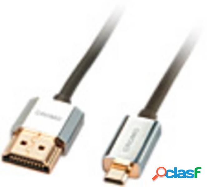 LINDY HDMI Cavo Spina HDMI-A, Spina HDMI Micro-D 0.50 m