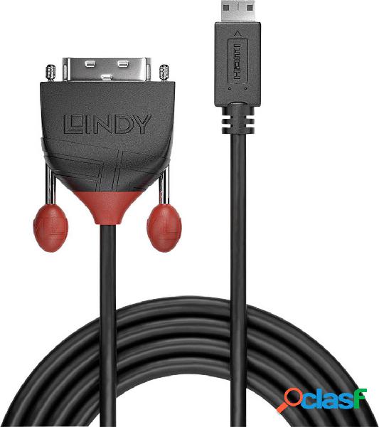 LINDY HDMI / DVI Cavo adattatore Spina HDMI Mini-C, Spina