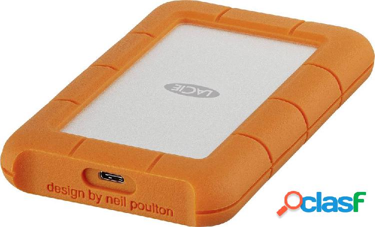 LaCie Rugged 1 TB Hard Disk esterno da 2,5 USB-C™ Argento,