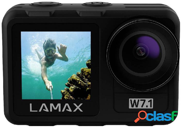 Lamax W7.1, 4K Action camera 2.7K, 4K, WLAN, Antipolvere,