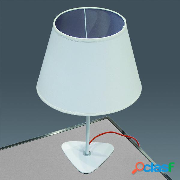 Lampada da tavolo 40x40xh60cm struttura in acciaio