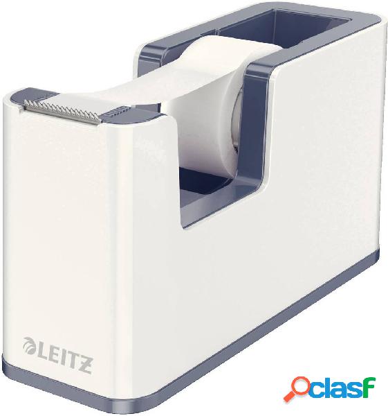 Leitz Dispenser per nastro adesivo WOW Duo Colour Bianco,