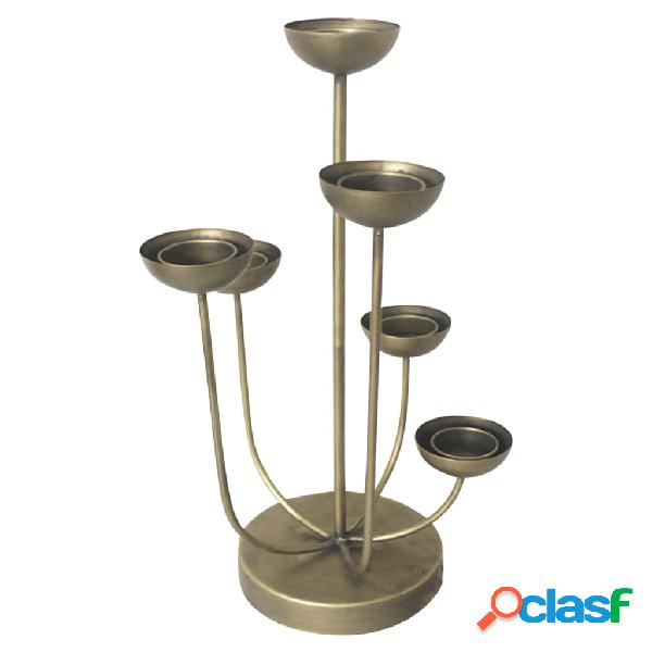Lesli Living Portacandele Mira 45,5 cm Oro