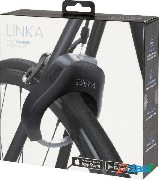 Linka Bluetooth Bicycle lock Lucchetto per telaio Nero con