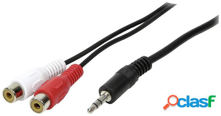 LogiLink CA1045 RCA / Jack Audio Cavo 5.00 m Nero (opaco)