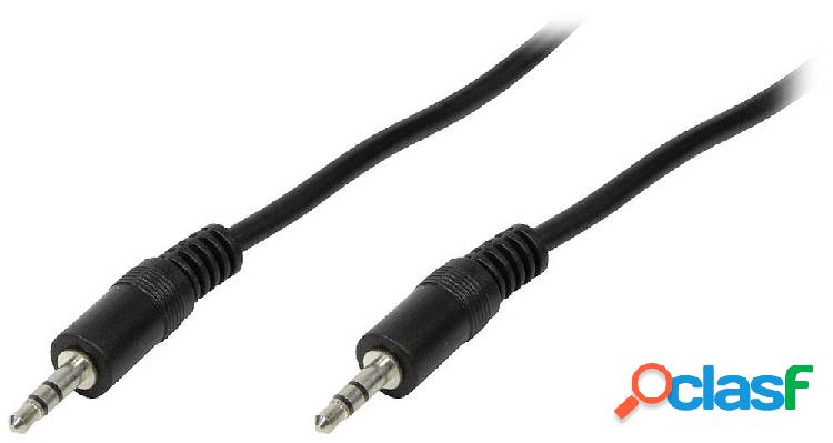 LogiLink CA1049 Jack Audio Cavo 1.00 m Nero (opaco)