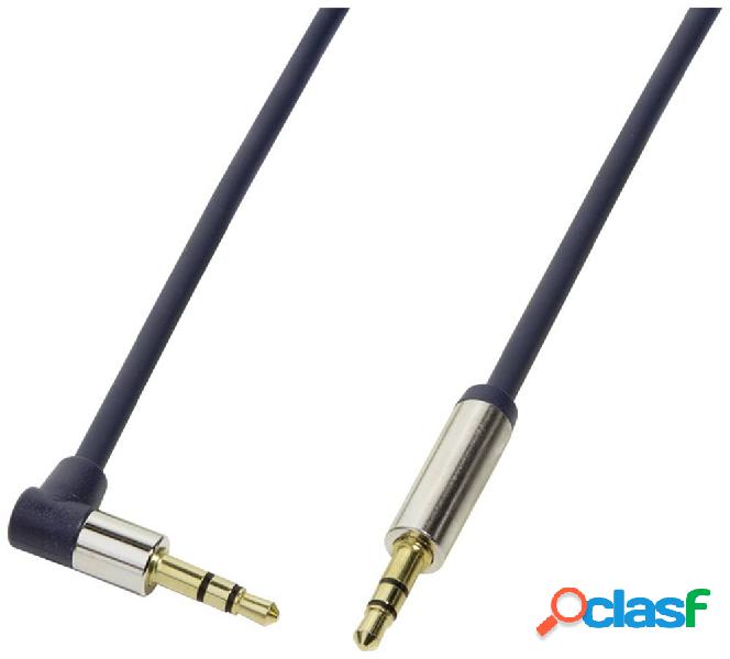 LogiLink CA11050 Jack Audio Cavo 0.50 m Blu scuro (opaco)