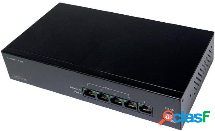 LogiLink NS0098 Switch di rete 10 / 100 MBit/s IEEE 802.3at