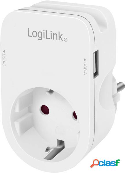 LogiLink PA0259 Presa di collegamento con uscita di ricarica