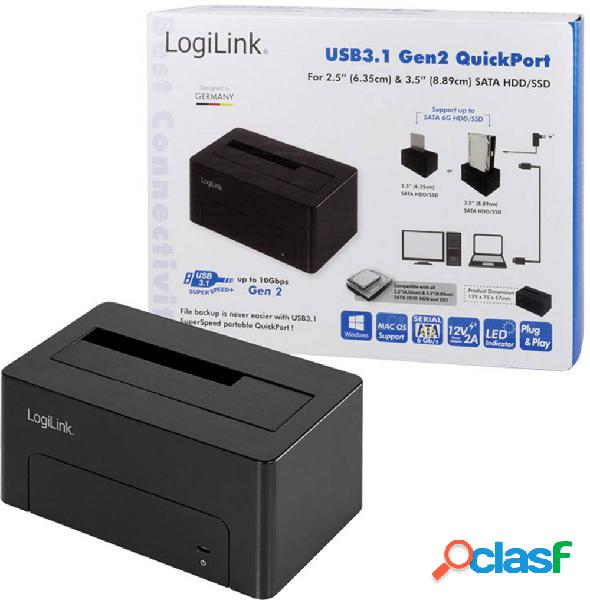 LogiLink QP0027 Docking Station per hard disk Numero di hard
