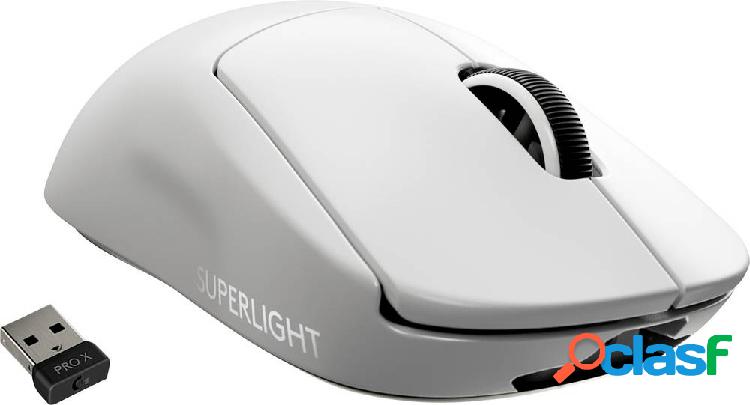Logitech PRO X SUPERLIGHT Mouse gaming wireless Senza fili