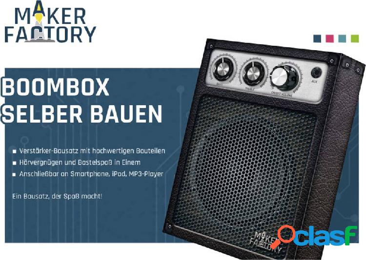 MAKERFACTORY MF Boom-Box-Bausatz 150394 Kit da costruire