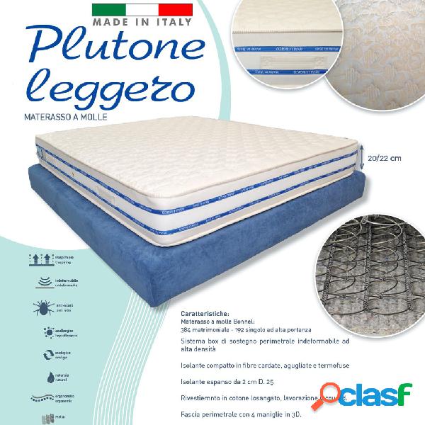 MATERASSO SINGOLO 80X190 ALTO 22 CM A MOLLE ORTOPEDICO