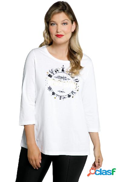 Maglia classica con Buon anno nuovo, scollo a girocollo e
