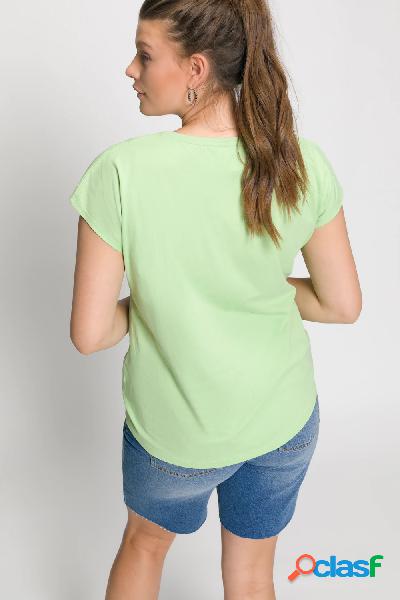 Maglia dal taglio oversize con scollo a girocollo e spalle