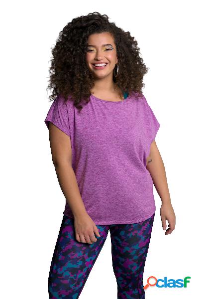 Maglia sportiva dal taglio oversize con scollo a girocollo e