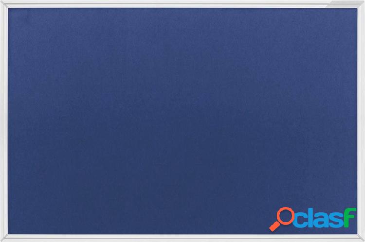 Magnetoplan 1412003 Bacheca Blu reale, Grigio Feltro 1500 mm
