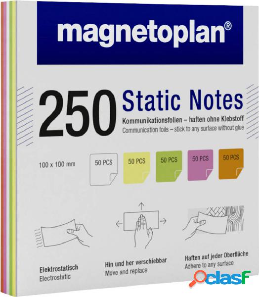 Magnetoplan Nota adesiva, memo Static Notes 100 mm x 100 mm