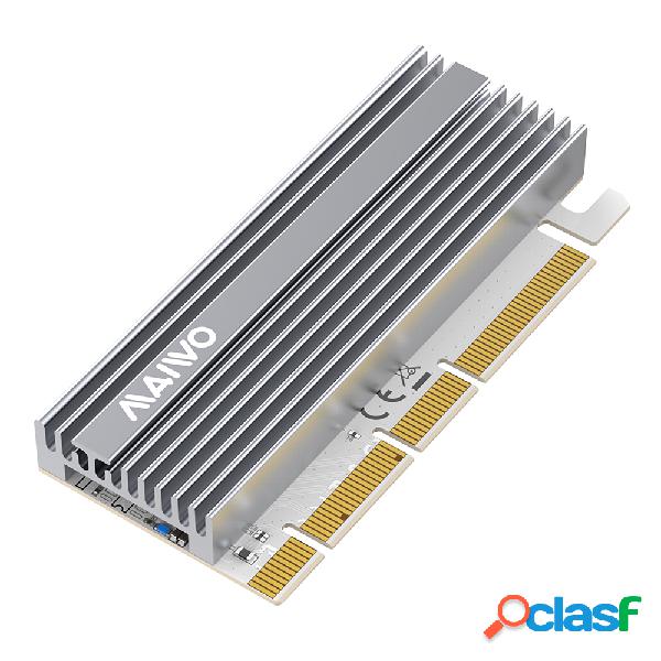 Maiwo KT058 Scheda adattatore da PClex16 a M.2 Nvme RGB