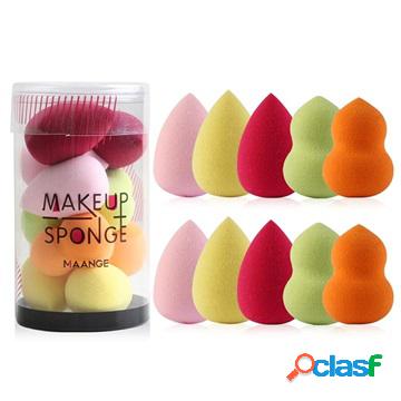 Makeup Foundation Beauty Blender Set - 10 Pcs.