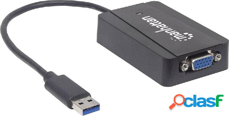 Manhattan 152303 USB 3.2 Gen 1 (USB 3.0) / VGA Adattatore