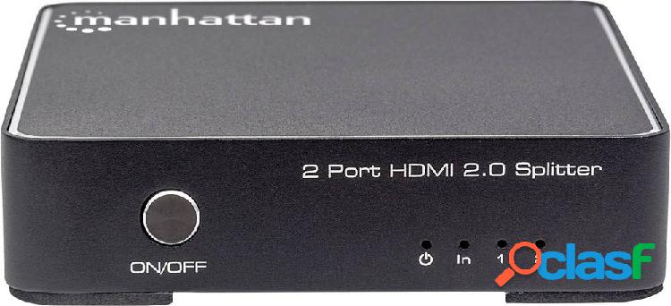 Manhattan 2 Porte Distributore, splitter HDMI Predisposto
