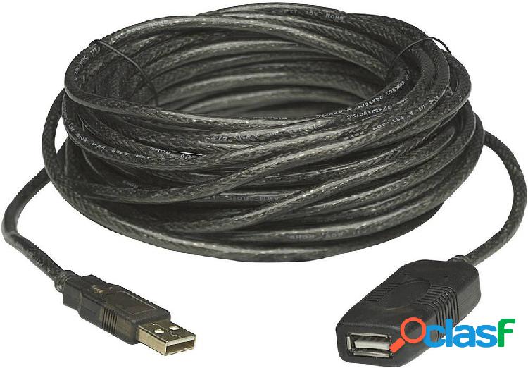 Manhattan Cavo USB USB 2.0 Spina USB-A, Presa USB-A 20.00 m