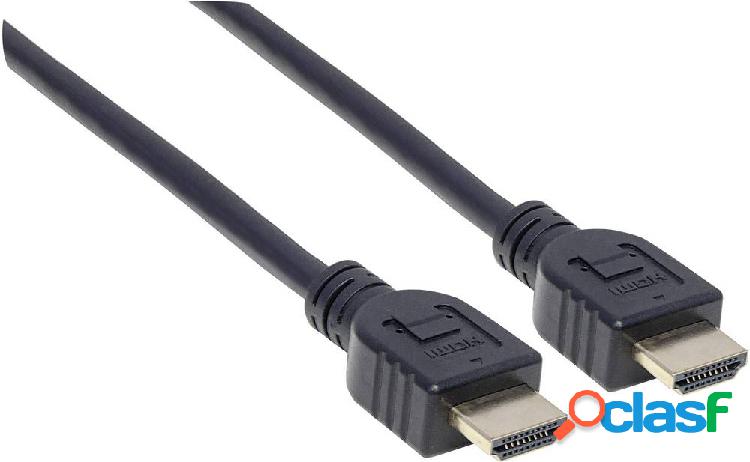 Manhattan HDMI Cavo Spina HDMI-A, Spina HDMI-A 2.00 m Nero