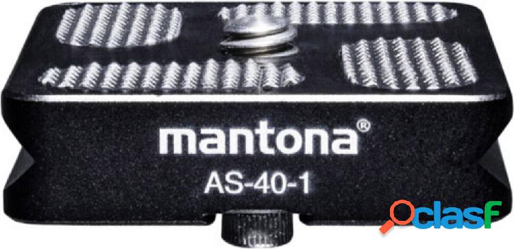 Mantona mantona AS-40-1 Schnellwechselplatte Piastra cambio