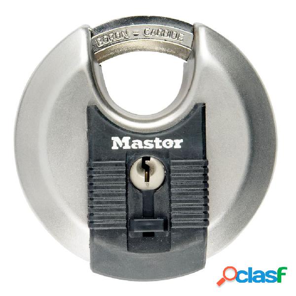 Master Lock Lucchetto a Disco Excell Acciaio Inox 80 mm