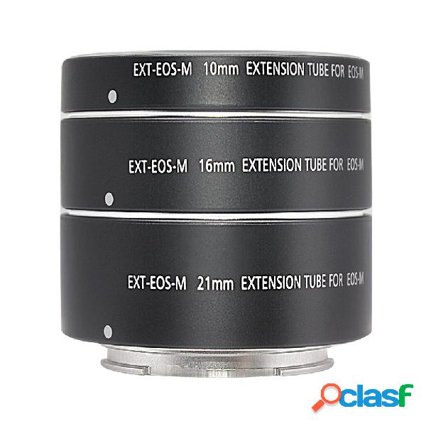 Mcoplus EXT-EOS 10mm 16mm 21mm Auto Focus Macro Extension