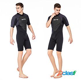 Men's 3mm Shorty Wetsuit Diving Suit SCR Neoprene Stretchy