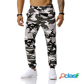 Mens Active Basic Sweatpants Full Length Pants Micro-elastic