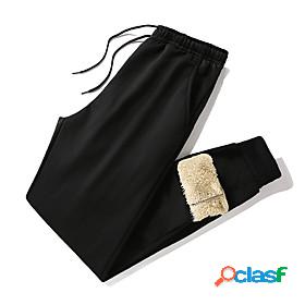Mens Athleisure Pocket Pants Sweatpants Full Length Pants