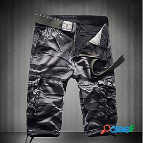 Mens Casual / Sporty Cargo Shorts Zipper Pocket Tactical
