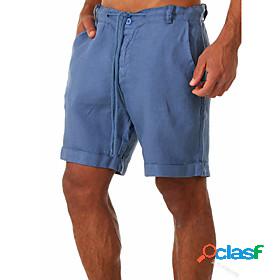 Mens Casual / Sporty Sporty Drawstring Zipper Shorts Short