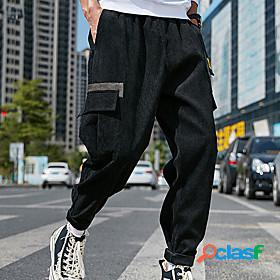 Mens Casual / Sporty Streetwear Drawstring Jogger Pants