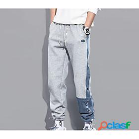 Mens Casual / Sporty Streetwear Drawstring Jogger Pants