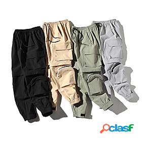 Mens Casual / Sporty Streetwear Pocket Jogger Pants Tactical