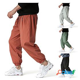 Mens Chino Harem Loose Chinos Full Length Pants Casual Solid