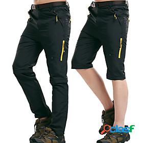 Mens Convertible Pants / Zip Off Pants Hiking Pants Trousers
