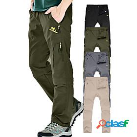 Mens Convertible Pants / Zip Off Pants Solid Color Summer