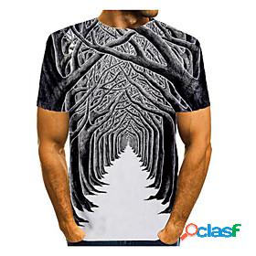 Mens Daily 3D Print T shirt Shirt Graphic 3D Short Sleeve