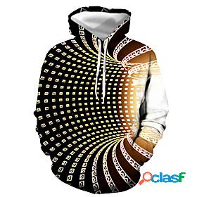 Mens Graphic Pullover Hoodie Sweatshirt Daily Going out