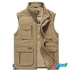 Men's Hiking Fishing Vest Work Vest Outdoor Casual