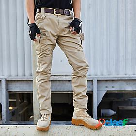 Mens Hiking Pants Trousers Tactical Pants 6 Pockets Military
