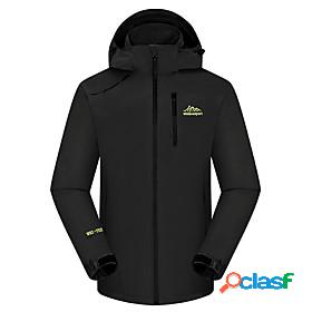 Mens Hiking Softshell Jacket Waterproof Hiking Jacket Hiking