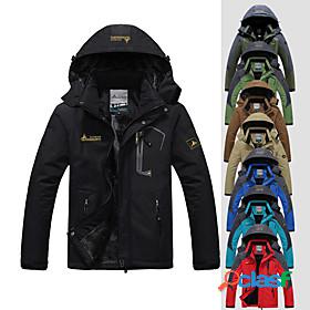 Mens Hoodie Jacket Hiking Jacket Ski Jacket Winter Outdoor