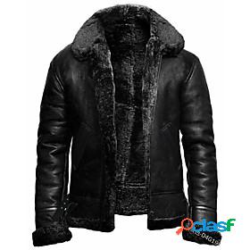 Mens Jacket Winter Street Daily Going out Regular Coat